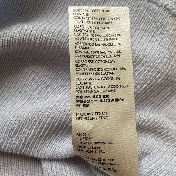 WE THE FREE Free People Women’s Jojo long sleeve thermal Light Blue Knit Medium - Picture 7 of 8